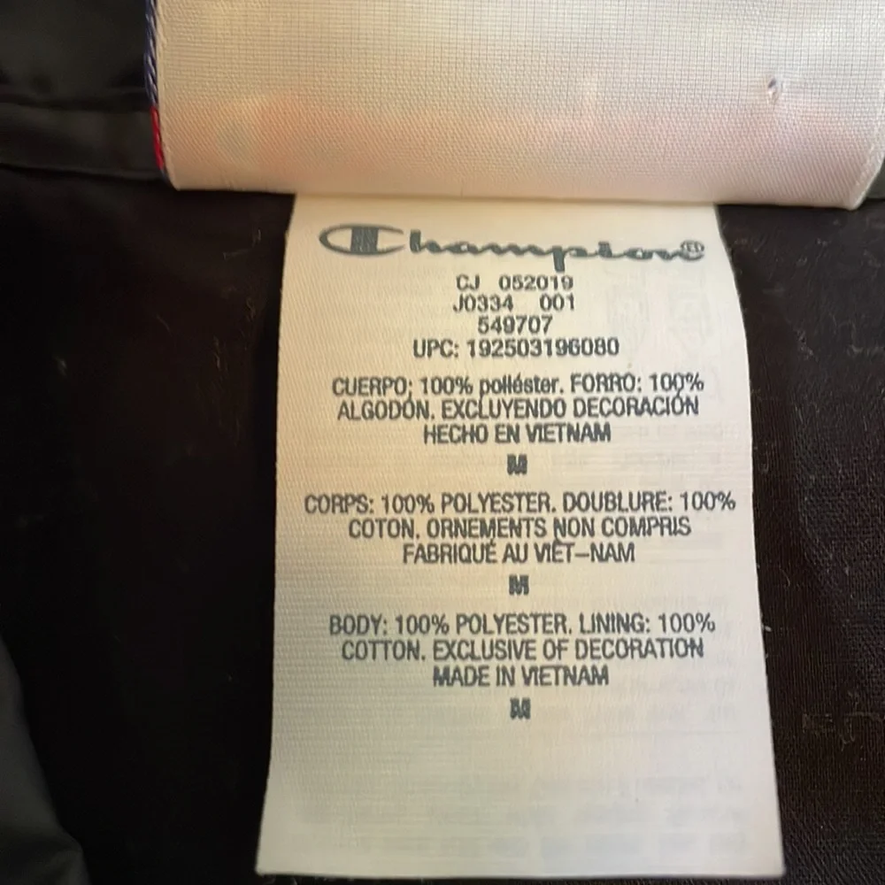 Champion Big kids Medium Wind Jacket Button up
